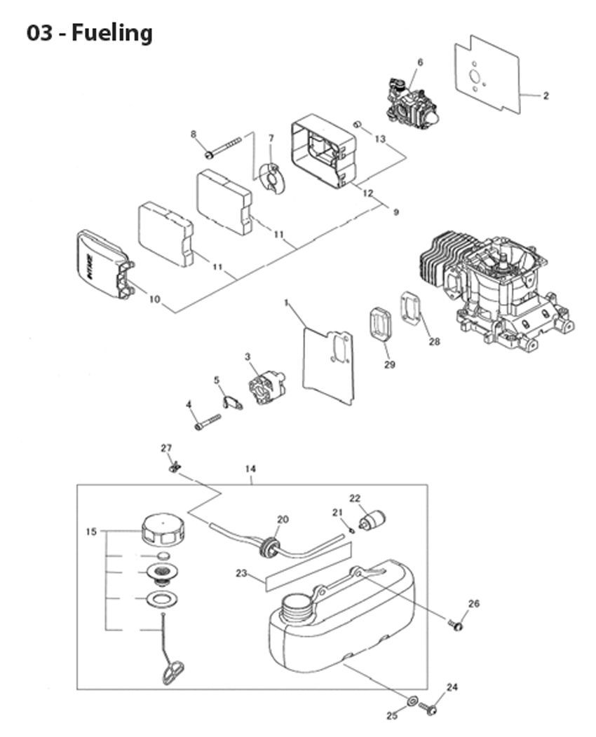 Flueling tank trimmer